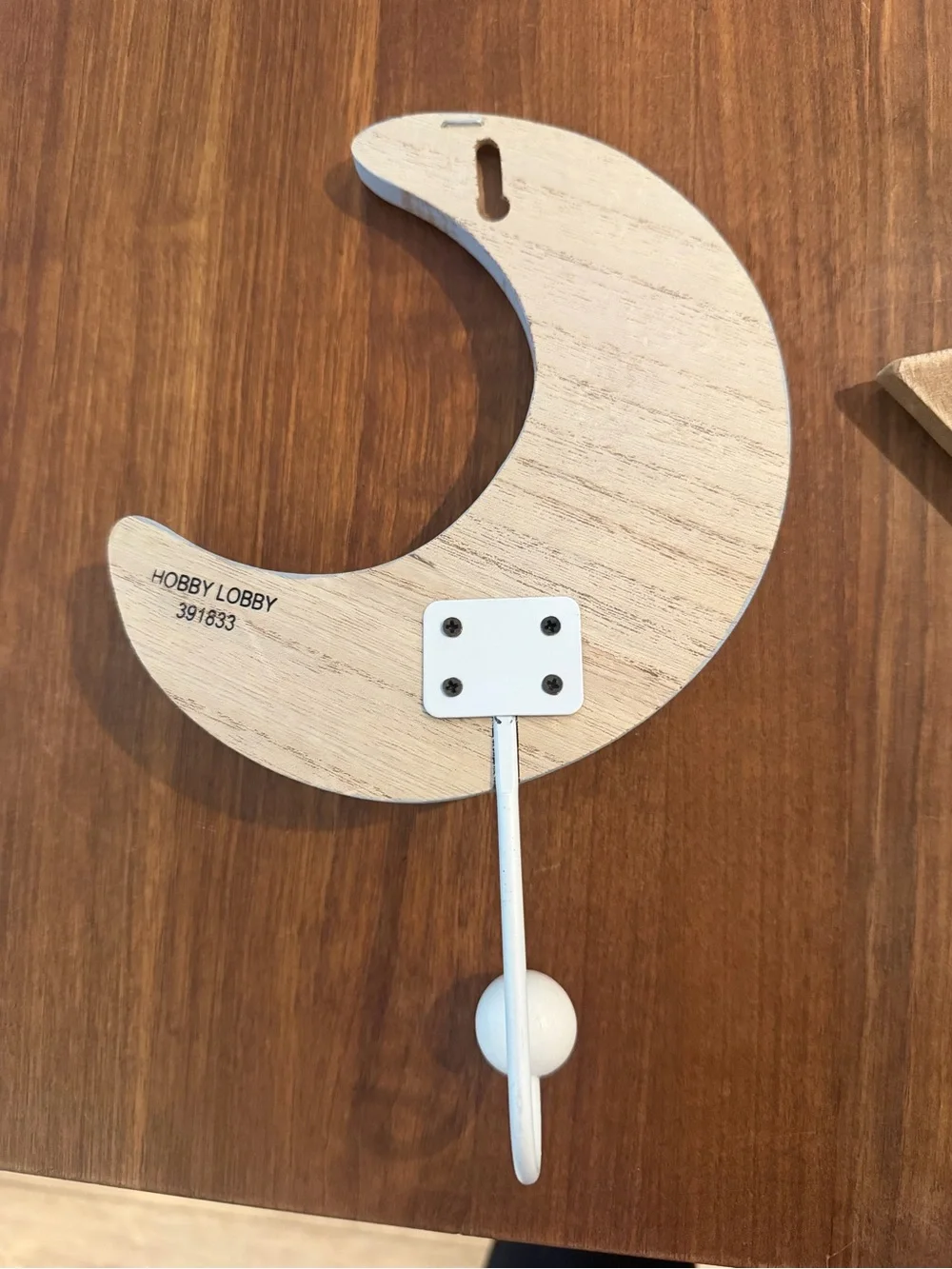 Hobby Lobby Moon Star Cloud Wall Hooks in White and Beige